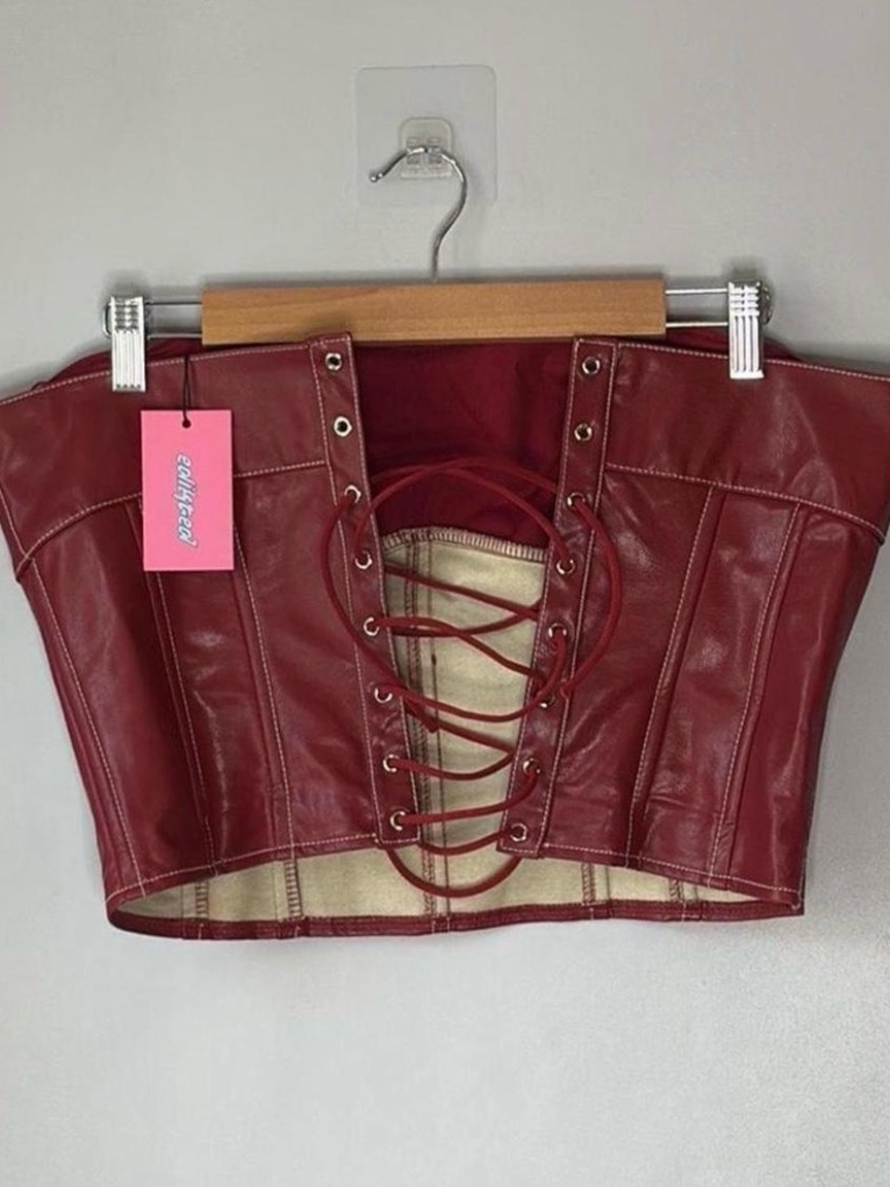 NWT Edikted Corset Top XL - Picture 3 of 7